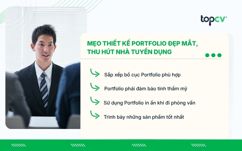 Mẹo thiết kế Portfolio đẹp mắt, thu hút nhà tuyển dụng