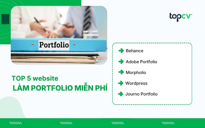TOP 5 website làm portfolio miễn phí, chất lượng
