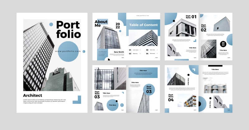 Mẫu Portfolio kiến trúc