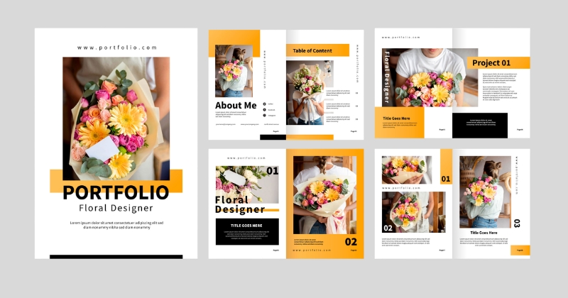 Mẫu Portfolio xin việc ấn tượng