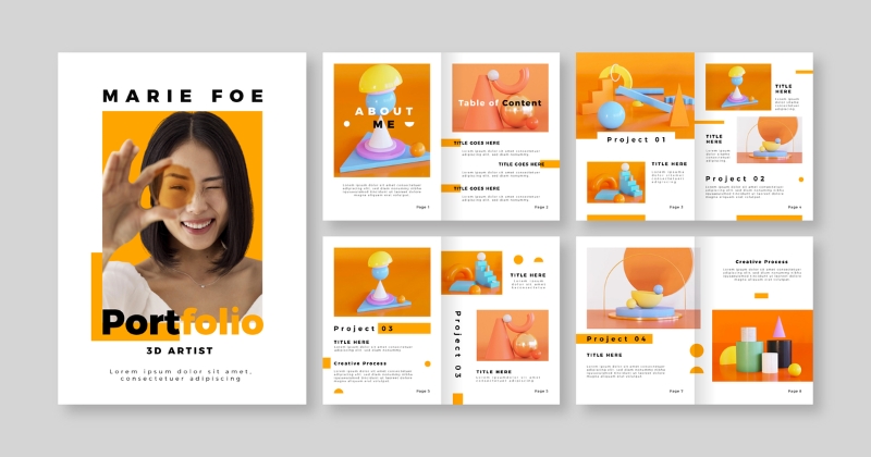 Mẫu Portfolio xin việc chuyên nghiệp