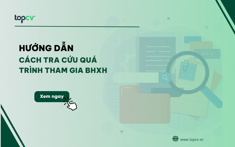 Hướng dẫn cách tra cứu quá trình tham gia Bảo hiểm xã hội đơn giản