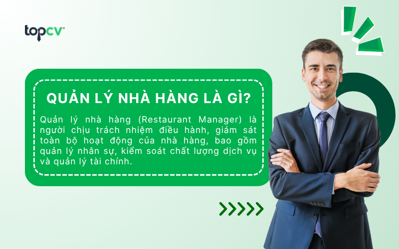 Đặc thù công việc của Quản lý nhà hàng đòi hỏi khả năng chịu áp lực cao