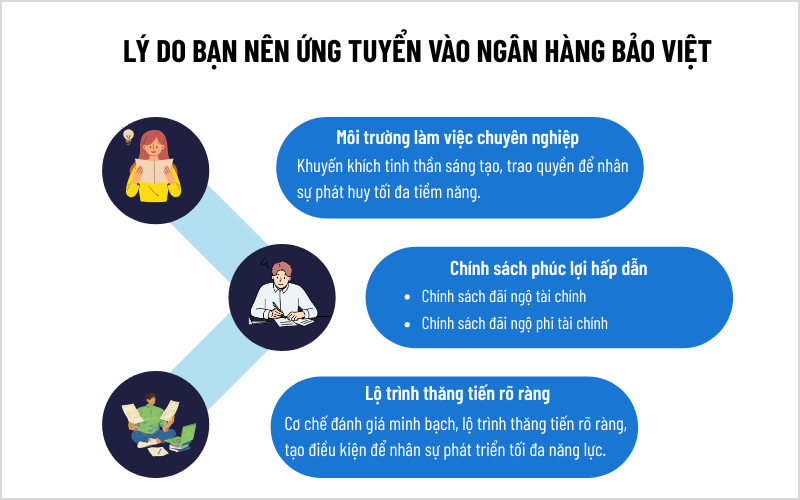 Lý do bạn nên ứng tuyển vào Ngân hàng Bảo Việt
