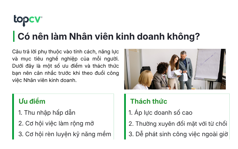 Có nên làm Nhân viên kinh doanh không?