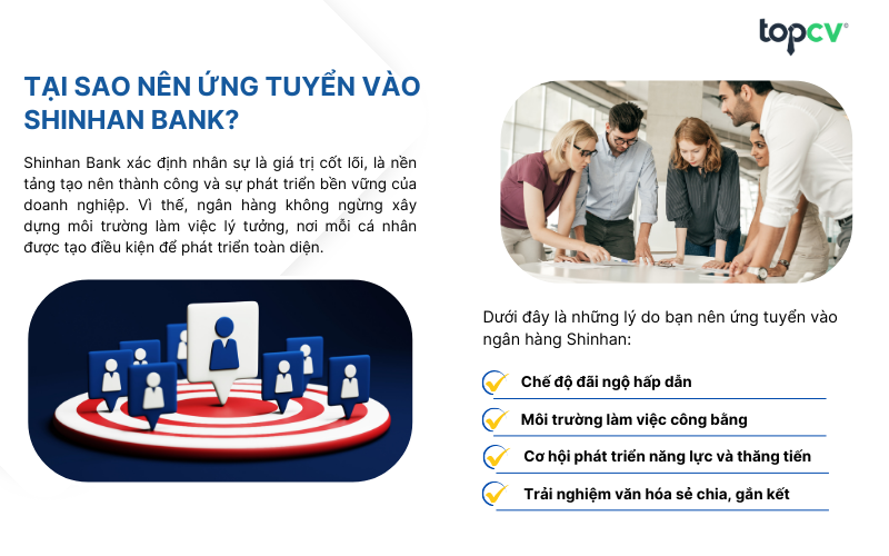 Lý do bạn nên ứng tuyển vào ngân hàng Shinhan