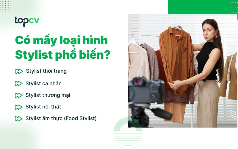 Có rất nhiều loại hình Stylist khác nhau