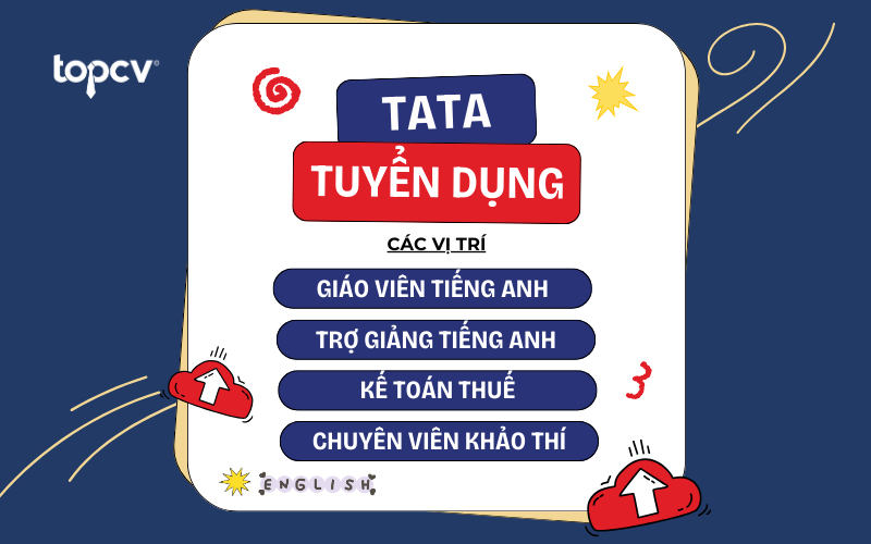 TATA English tuyển dụng những vị trí nào?