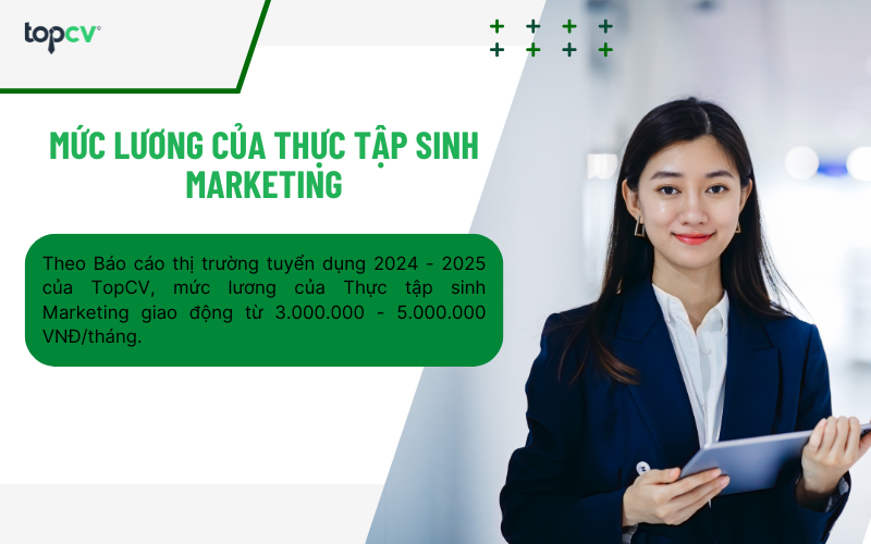Mức lương của Thực tập sinh Marketing