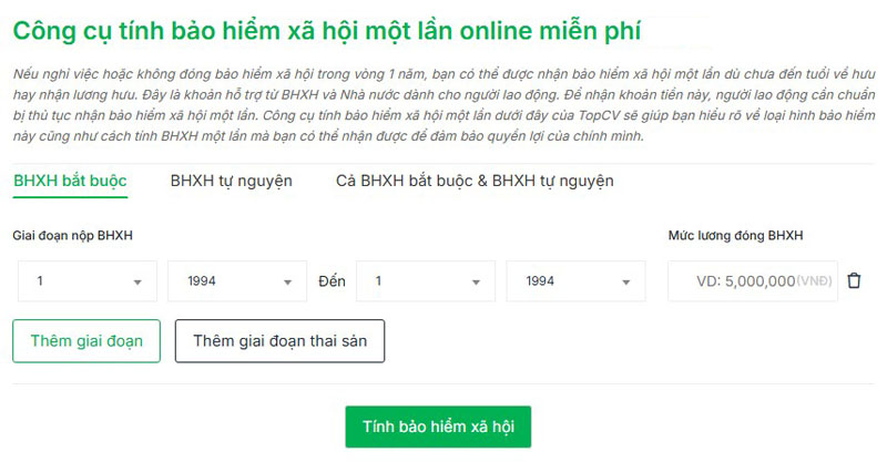 cong cu tinh bao hiem xa hoi mot lan