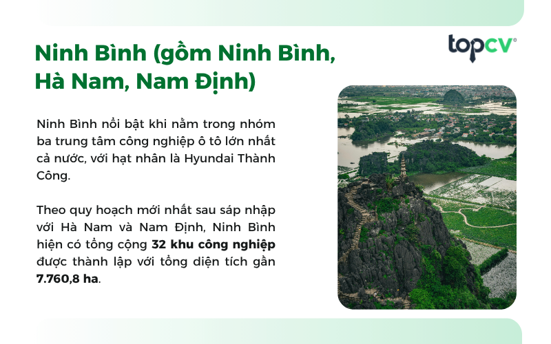Ninh Bình là một trong những trung tâm công nghiệp ô tô lớn nhất cả nước