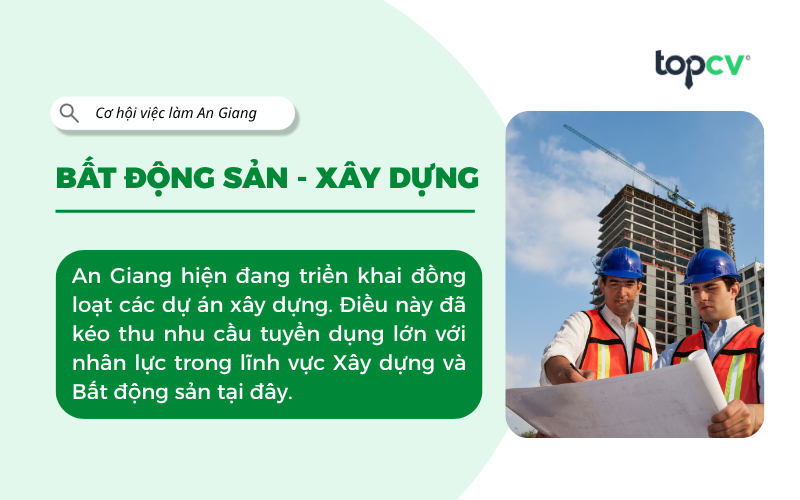 Việc làm Bất động sản - Xây dựng An Giang