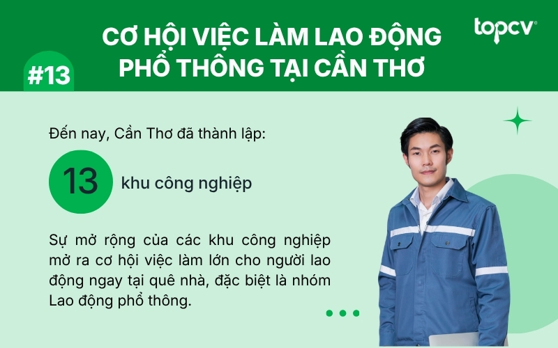 Cơ hội việc làm Lao động phổ thông tại Cần Thơ