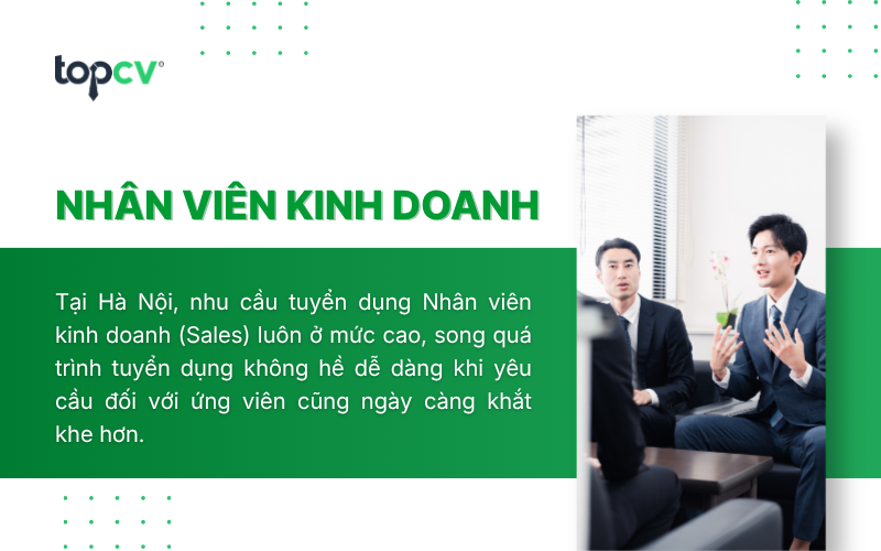 Nhu cầu tuyển dụng Sales cao song yêu cầu cũng ngày càng khắt khe