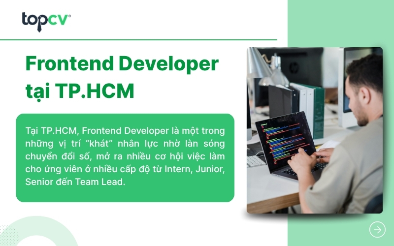 Cơ hội việc làm Frontend Developer tại TP.HCM