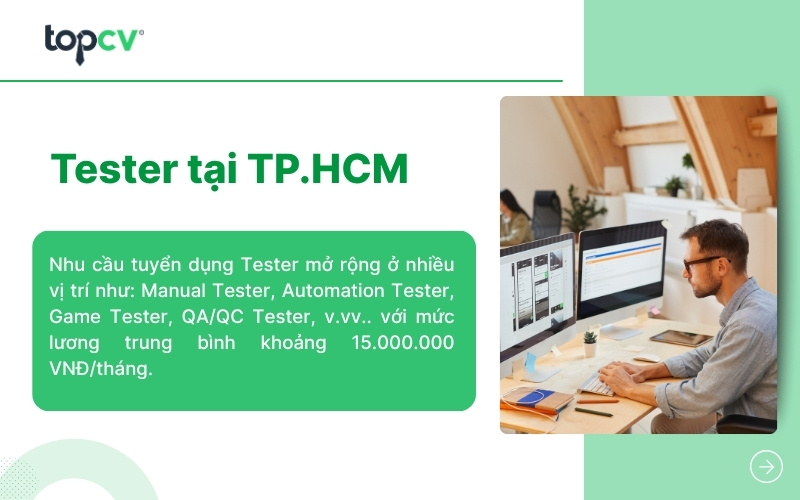 Cơ hội việc làm Tester tại TP.HCM