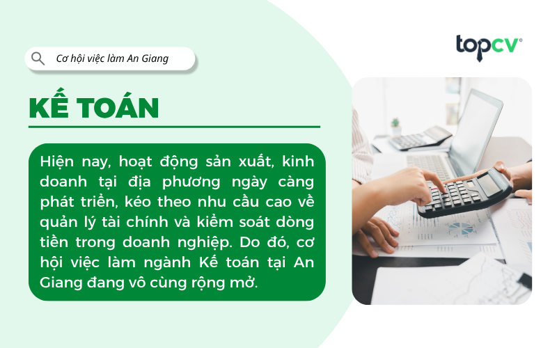 Việc làm Kế toán An Giang