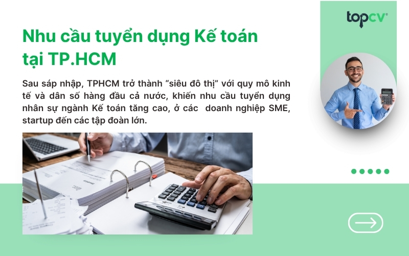 Nhu cầu tuyển dụng Kế toán HCM lớn