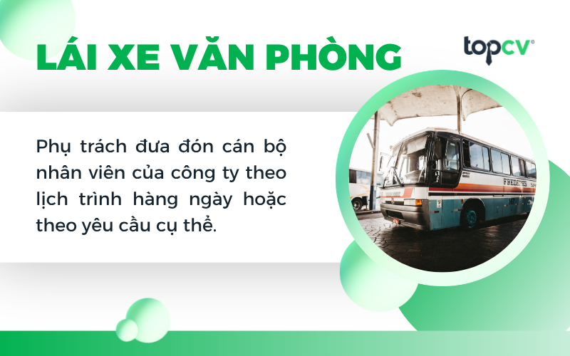 Việc làm lái xe văn phòng tại Hà Nội với mức lương hấp dẫn và môi trường làm việc ổn định