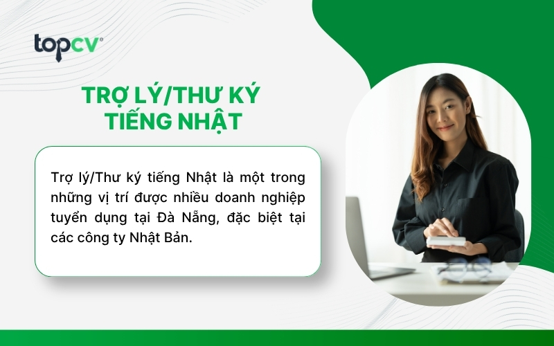 Cơ hội việc làm Trợ lý/Thư ký tiếng Nhật tại Đà Nẵng