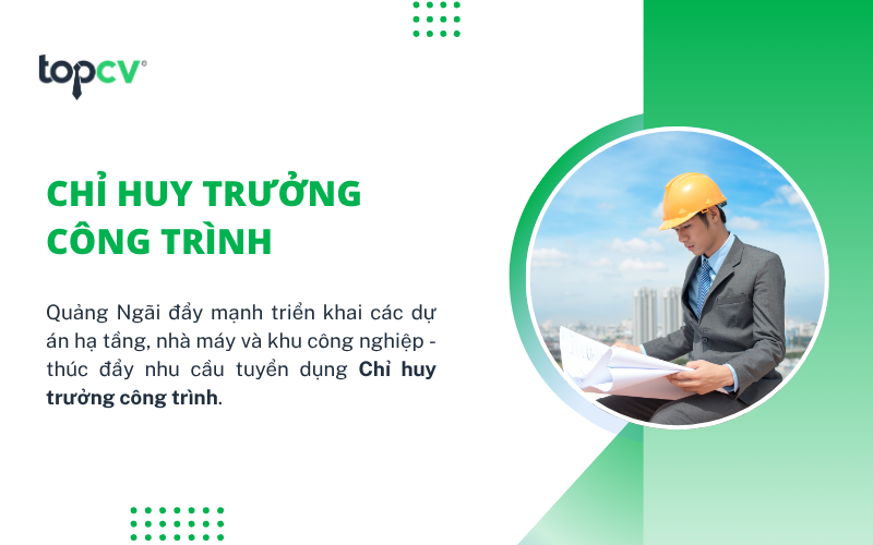 Quảng Ngãi có nhiều dự án xây dựng đang thiếu Chỉ huy trưởng công trình