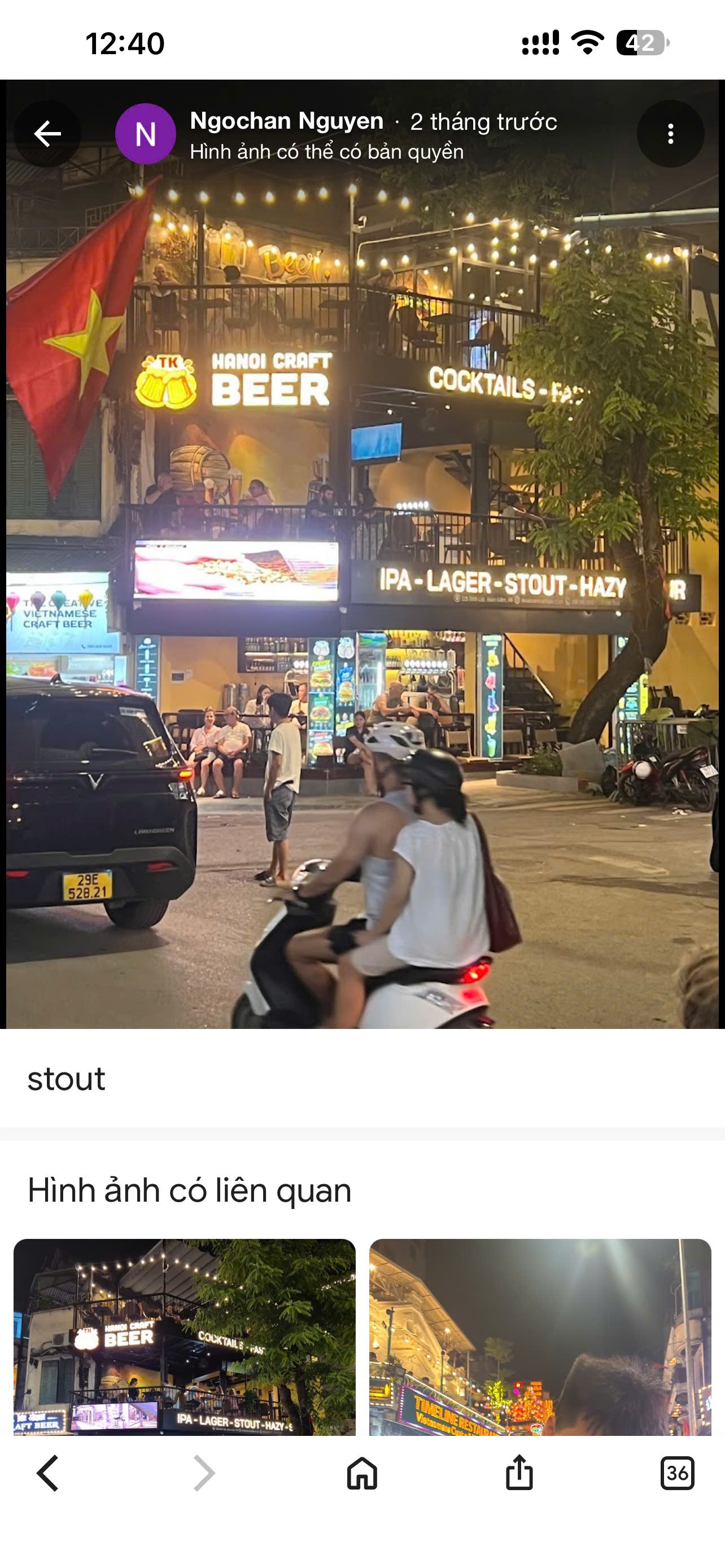 Hình ảnh HỘ KINH DOANH TK HANOI CRAFT BEER - 12B ĐINH LIỆT 1