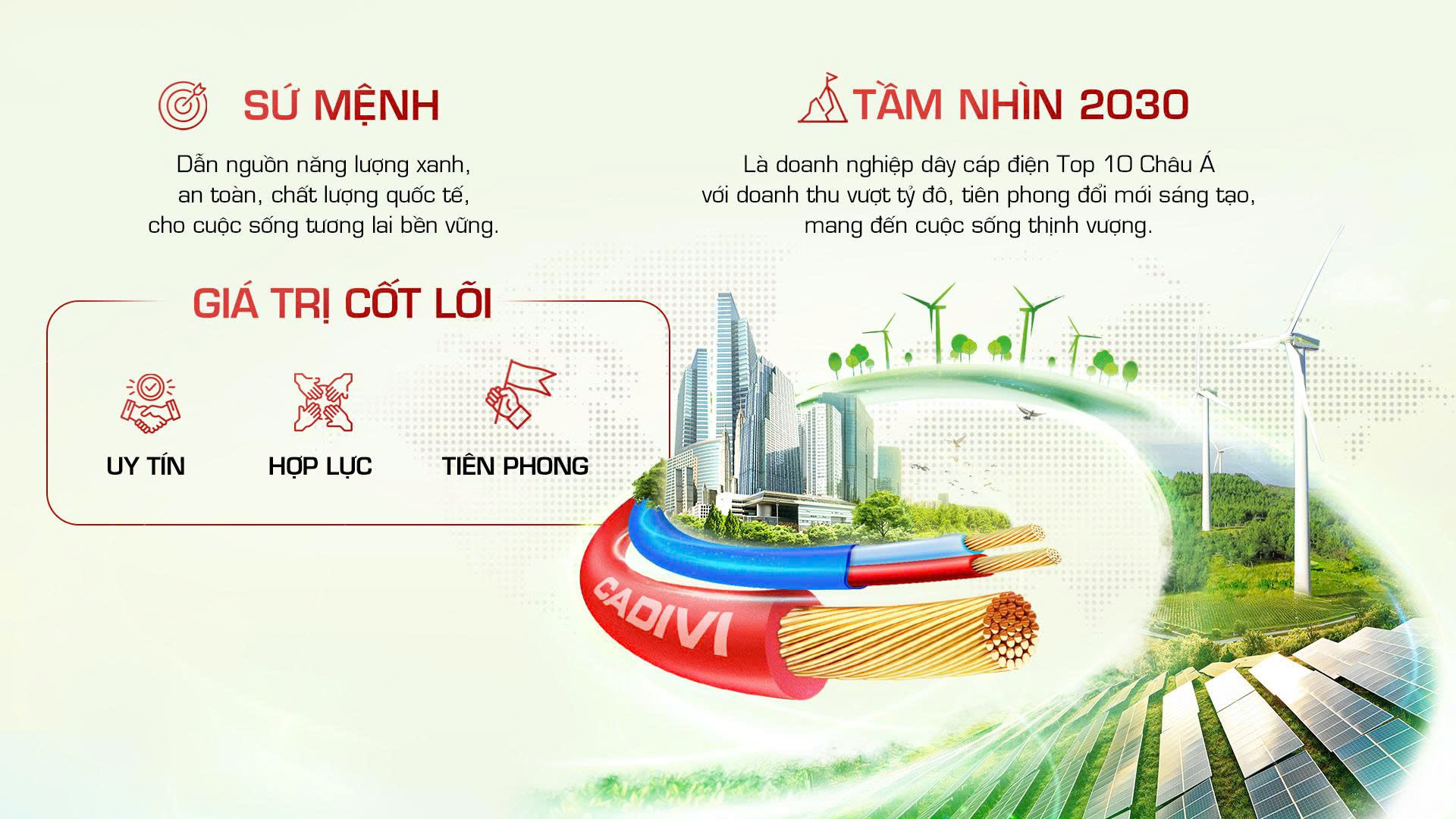Hình ảnh Công ty CP Dây cáp điện Việt Nam (CADIVI) 1