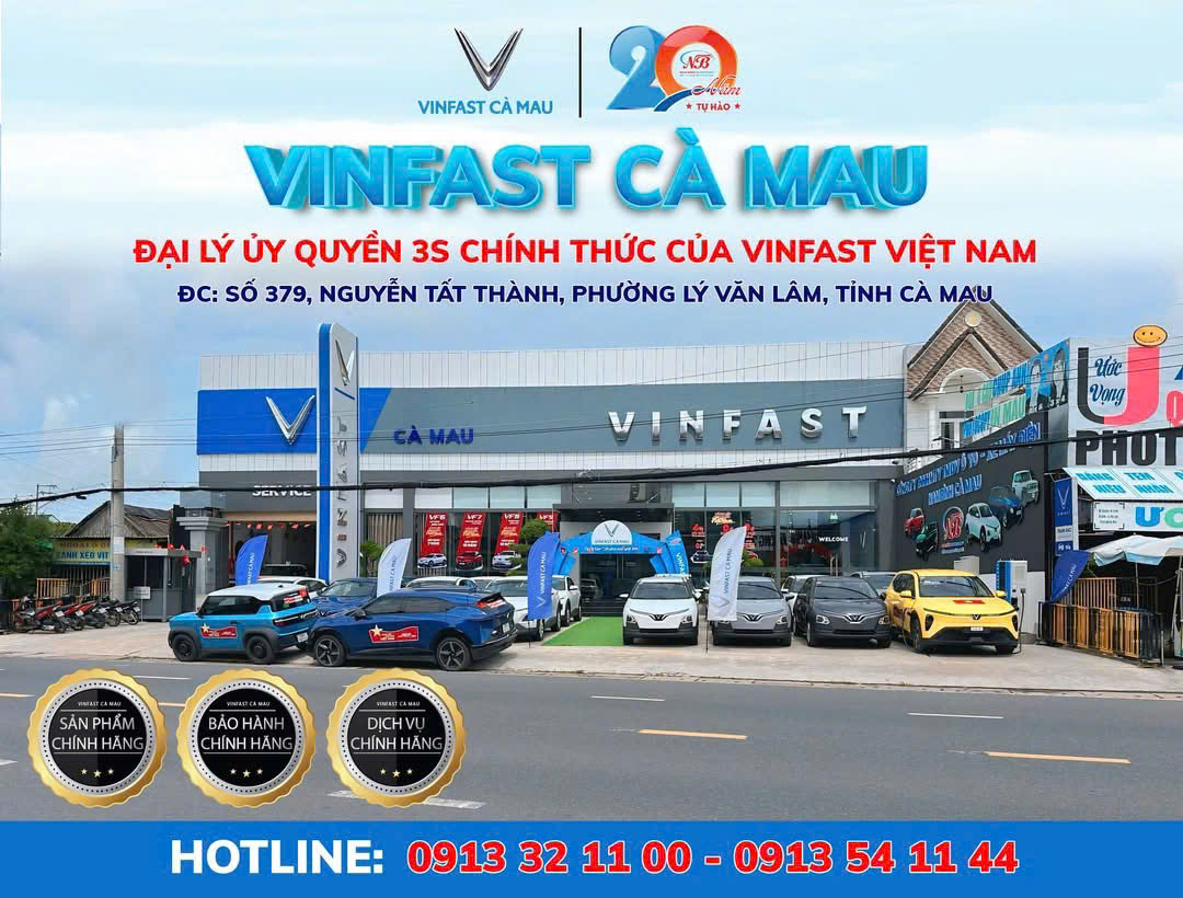 Hình ảnh CÔNG TY TNHH MTV TM DV Ô TÔ – XE MÁY ĐIỆN NAM BÌNH CÀ MAU 1