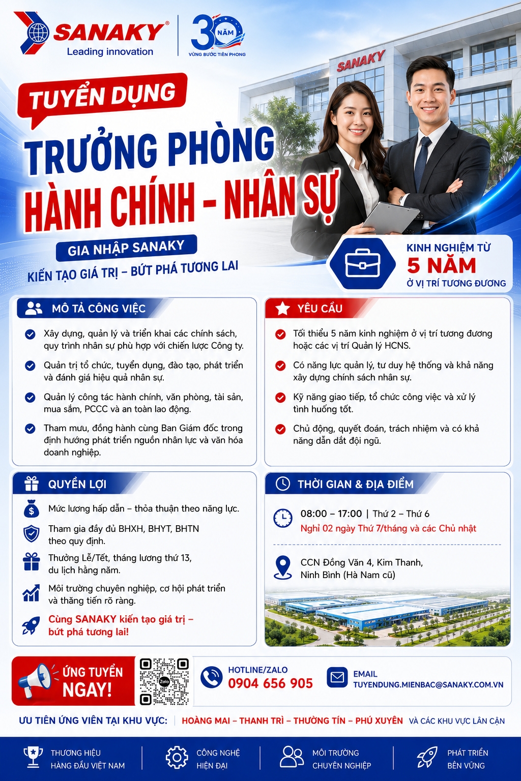 Hình ảnh Công ty TNHH Sông Hồng Việt ( Sanaky) 2