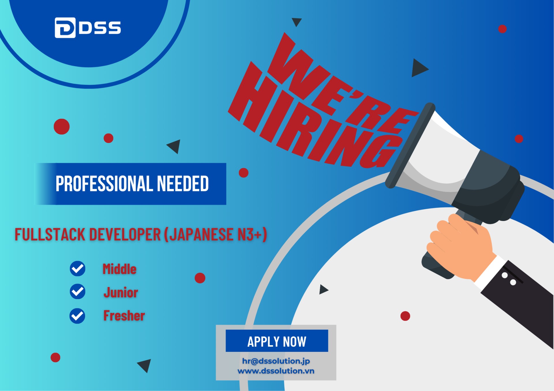 Tuyển Fullstack Developer (WebApp) – Japanese N3+| Up To 27M | Remote 5 ...