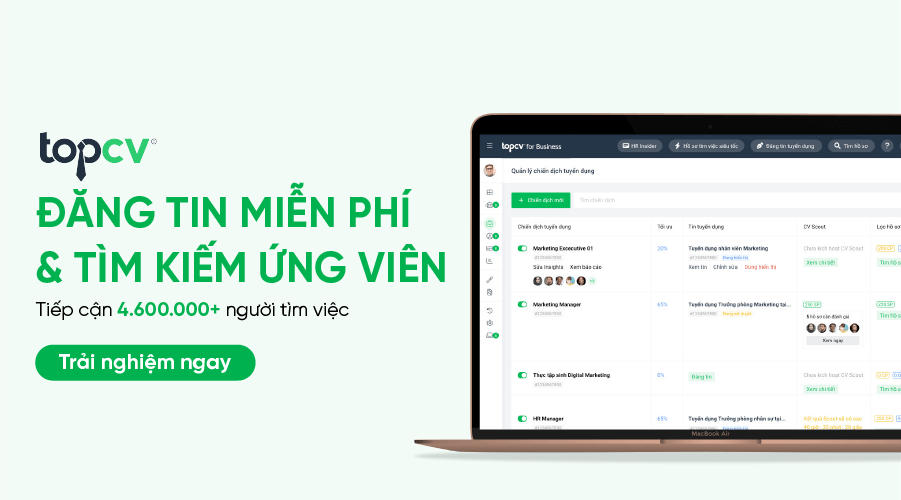 Chuyên trang tuyển dụng TopCV