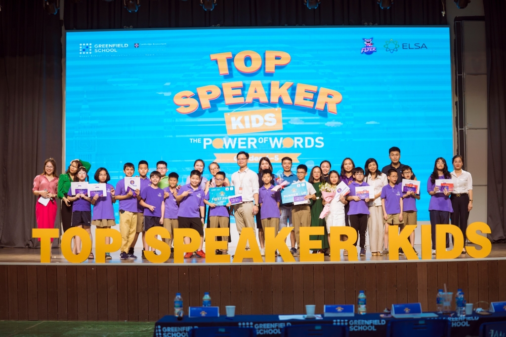 FLYER đồng hành Cuộc thi Hùng biện Tiếng Anh tại Trường Tiểu học Song ngữ Brendon