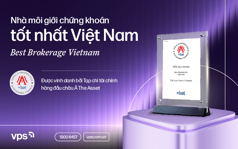 Ba năm liên tiếp VPS được The Asset vinh danh “Nhà môi giới chứng khoán tốt nhất Việt Nam”