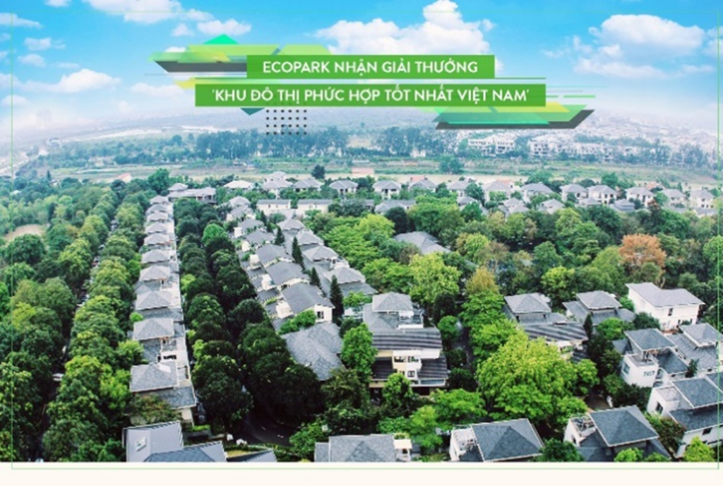 Ecopark nhận giải thưởng "Khu đô thị phức hợp hàng đầu Việt Nam", "Dự án phát triển bất động sản hàng đầu Việt Nam cho phân khu Aqua Bay" và "Dự án phát triển khu cao tầng hàng đầu Việt Nam cho các tòa tháp Aqua Bay Sky Residences" năm 2018