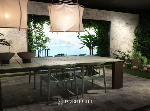 Design and functionality come together in this mediterranean style terrace, where high quality materials are the protagonists
