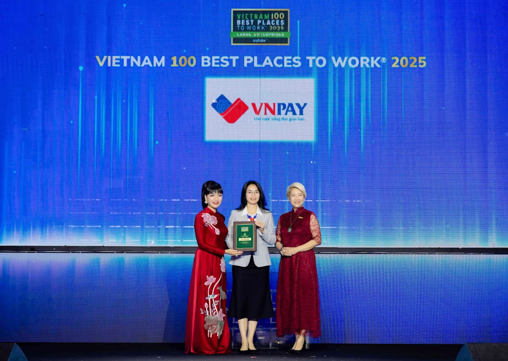 VNPAY được vinh danh Top 100 Nơi làm việc tốt nhất Việt Nam 2025
