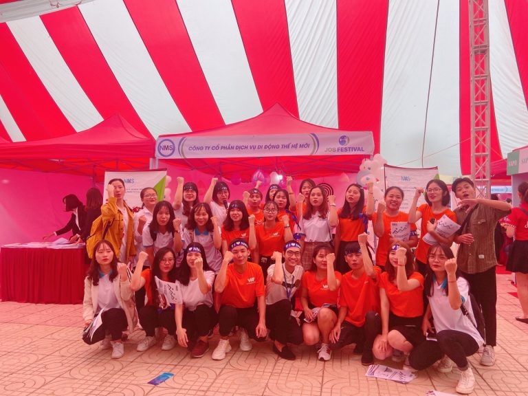 NMS bùng nổ nhiệt huyết tại ngày hội việc làm 2019