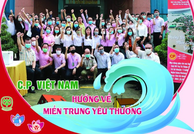 C.P. Việt Nam với chuỗi hoạt động ‘hướng về miền Trung yêu thương’