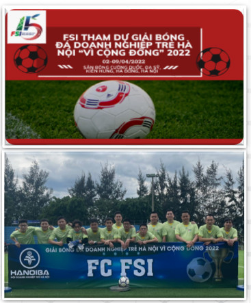 FSI tham gia giải bóng đá doanh nghiêp trẻ Hà Nội vì cộng đồng 2022