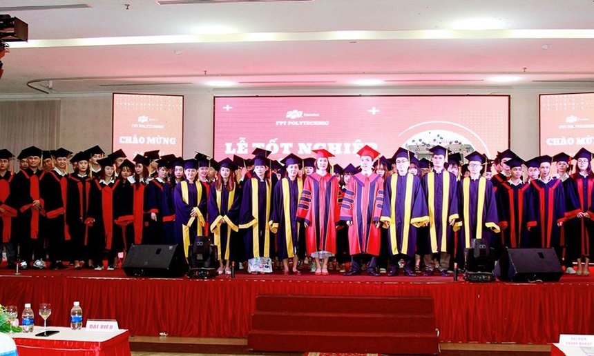 Buổi lễ tốt nghiệp của sinh viên FPT Polytechnic