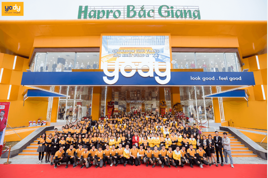 YODY Bắc Giang 3: Showroom thời trang Lớn nhất Đông Nam Á - 4600m2