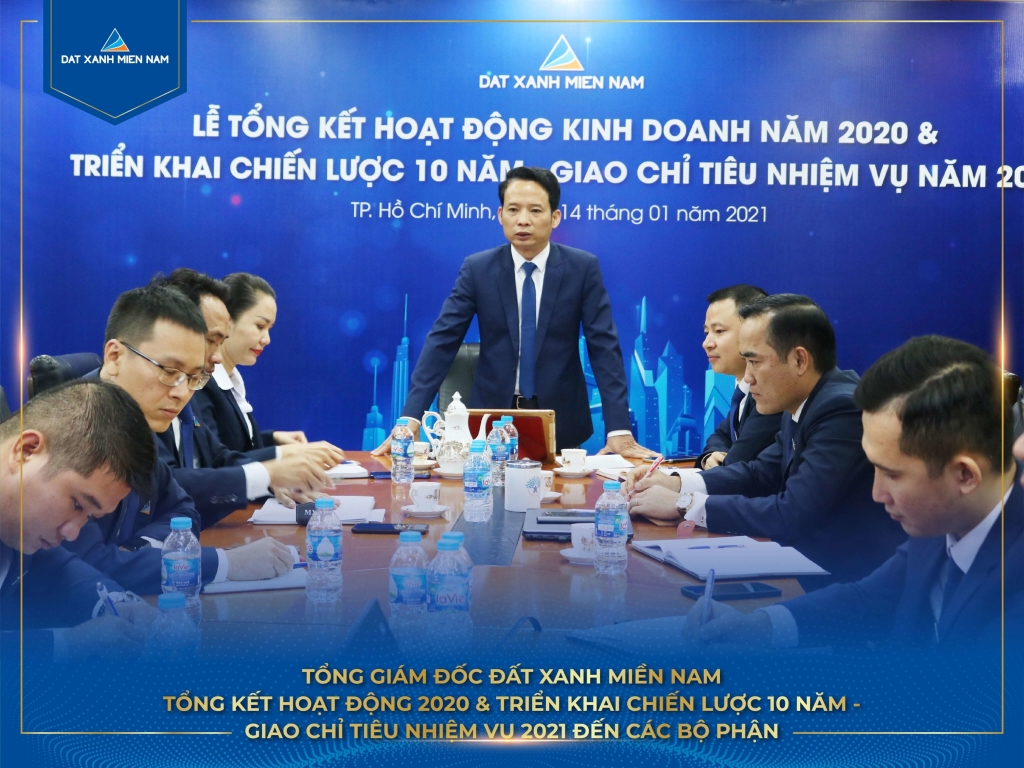 LỄ TỔNG KẾT HOẠT ĐỘNG KINH DOANH 2020 VÀ TRIỂN KHAI CHIẾN LƯỢC 10 NĂM - GIAO CHỈ TIÊU 2021