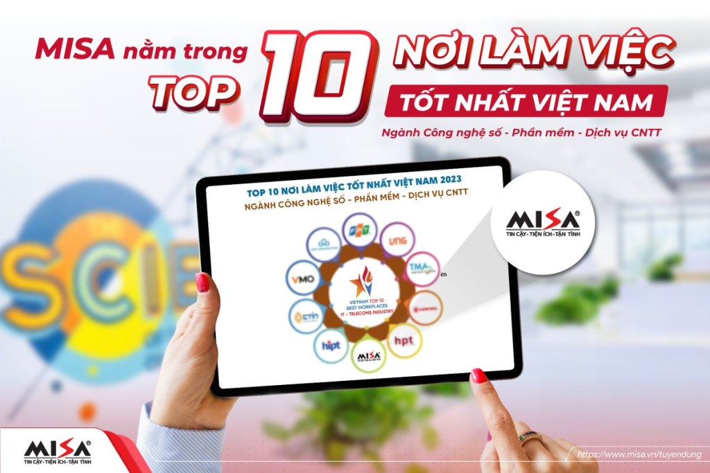 Top 10 nơi làm việc tốt nhất Việt Nam - Ngành Công nghệ số - Phần mềm - Dịch vụ CNTT