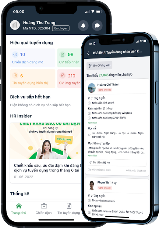App tuyển dụng TOPCV